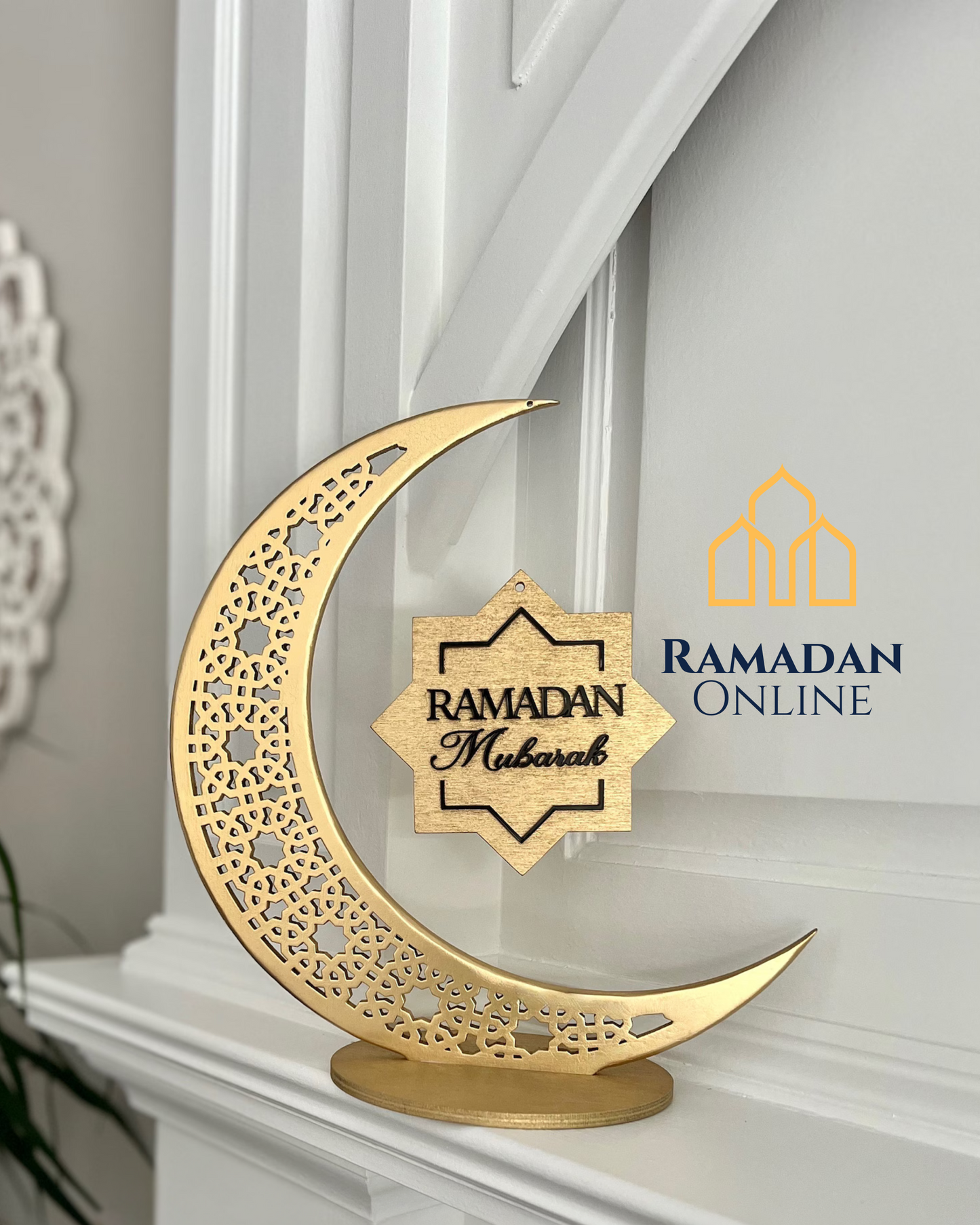 Crescent Moon Ramadan Eid Moon Decor