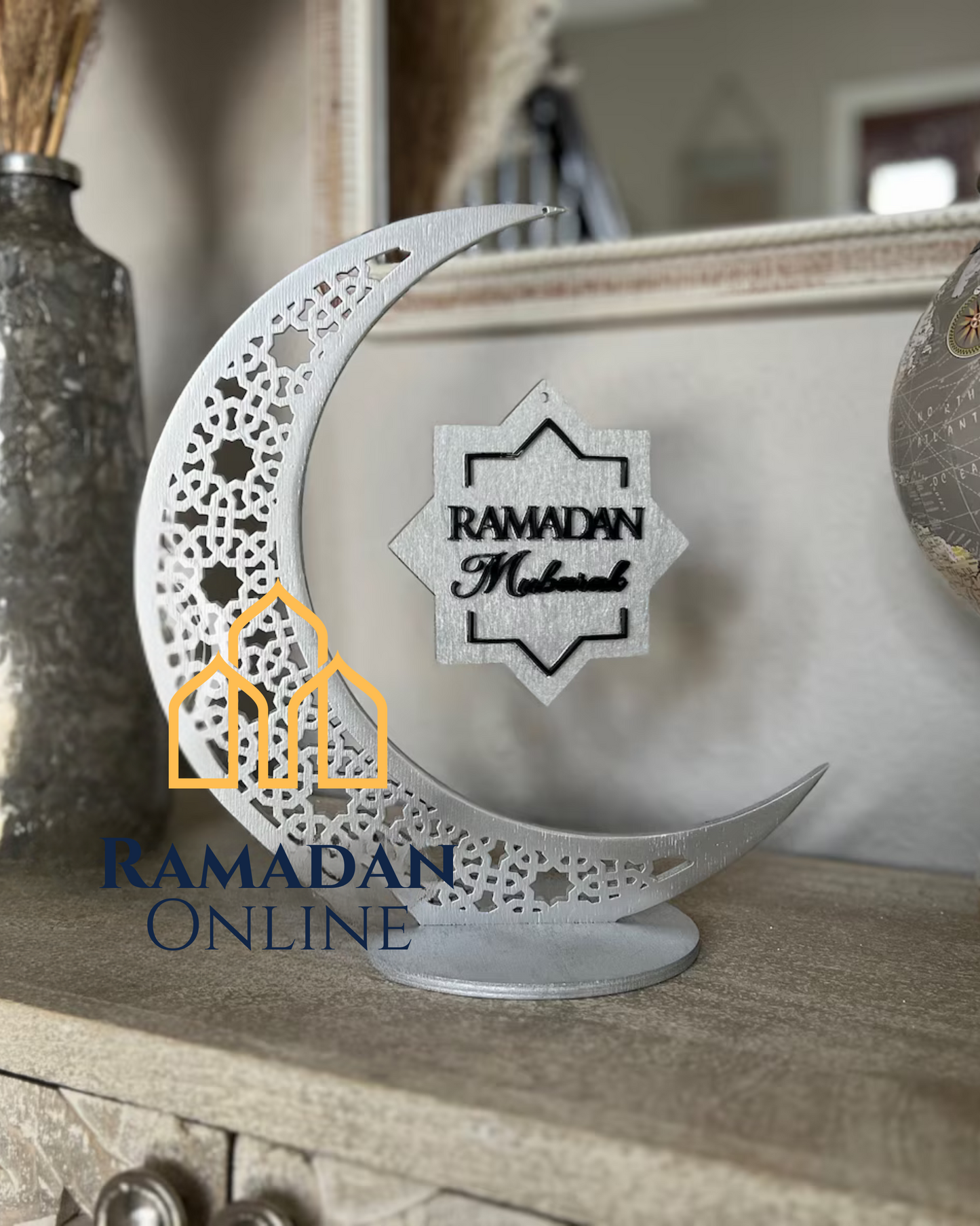 Crescent Moon Ramadan Eid Moon Decor