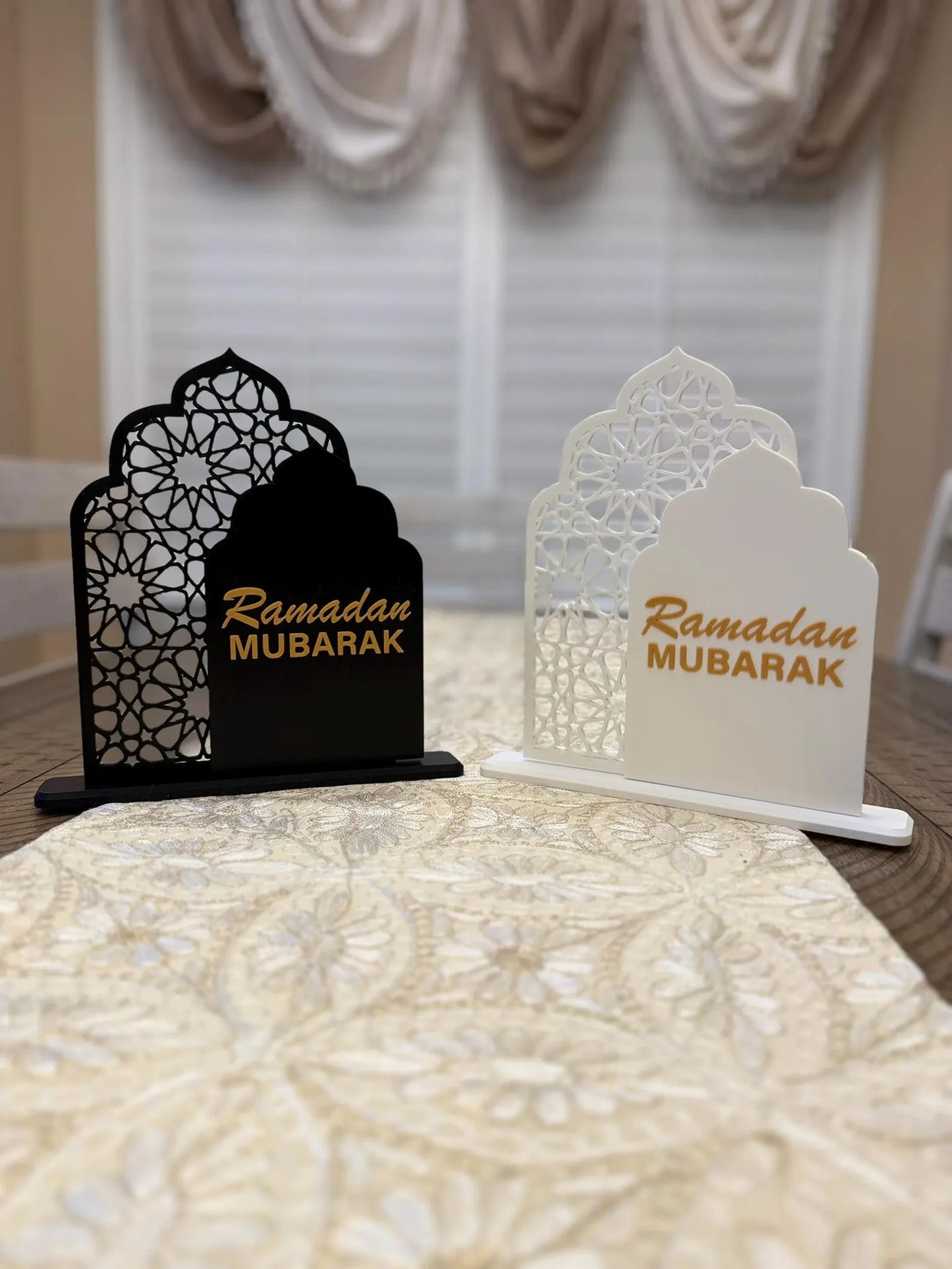 Ramadan Mubarak Table Centerpiece Decoration